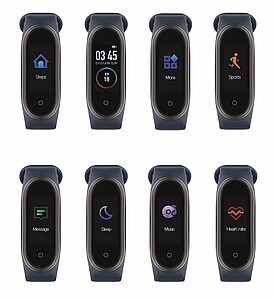 Bezdrátové zdravotní hodinky, námořní modrá