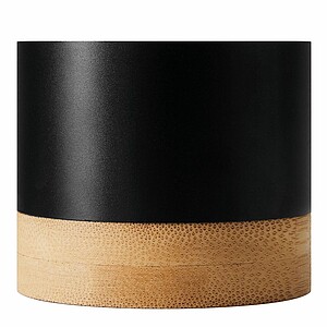 Bezdrátový reproduktor, kombinace bambusu a hliníku, černý