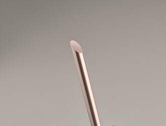 Bezinkoustové pero z hliníku, světlá růžová