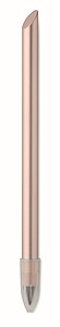 Bezinkoustové pero z hliníku, světlá růžová