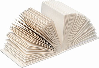 Bloček s 200 listy, vyrobený z recyklovaných kartonů od mléka