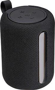 Bluetooth reproduktor s LED světlem, černá - reklamní předměty