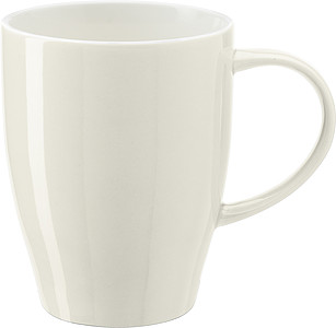 BONE Porcelánový hrnek s bílým vnitřkem, objem 350 ml, bílý - reklamní hrnky