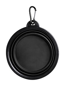 BORAS Skládací miska pro psa, černá