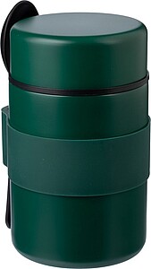 Box na oběd z nerezové oceli, 460 ml, zelená