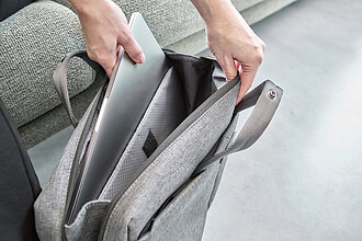 BrandCharger taška na notebook, šedá