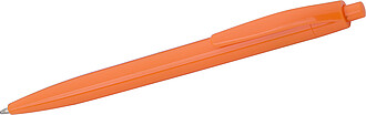 BREOL Plastová propiska, modrá náplň, oranžová