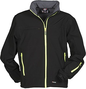 Bunda PAYPER STORM černá, světle zelená L - bundy s vlastním potiskem