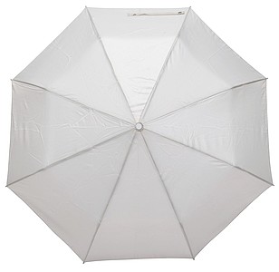 BURIAN Automatický větruvzdorný skládací deštník, béžová