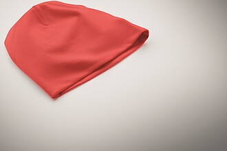 Čepice z polybavlny, červená