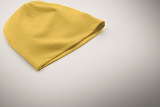 Čepice z polybavlny, žlutá