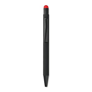 Černá hliníková propiska, vylaserované logo je stejné barvy jako stylus, modrá n., červená - propisky s potiskem