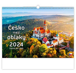 Česko mezi oblaky 2025, nástěnný kalendář, prodloužená záda - reklamní kalendáře