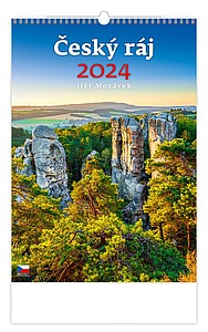 Český ráj 2026, nástěnný kalendář, prodloužená záda - reklamní kalendáře