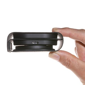 Cestovní bezdrátová nabíječka Swiss Peak 3-v-1, 15W, šedá/černá