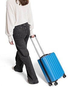 Cestovní kufr na kolečkách, hnědá