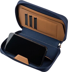 Cestovní peněženka, modrá