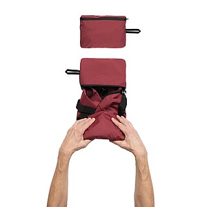 Cestovní skládací taška AWARE™ RPET, červená