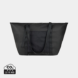 Cestovní taška z recyklovaného polyesteru, černá - tašky s potiskem