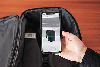 Cestovní taška z RPET AWARE™, námořní modrá