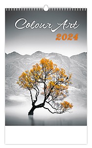 Colour Art 2026, nástěnný kalendář, prodloužená záda - reklamní kalendáře