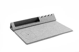 COMBRA Multifunkční podložka pod myš s nabíječkou BrandCharger, šedá