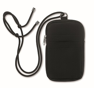 Crossbody brašna na smartphone, černá - reklamní předměty