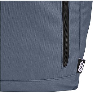 DAGY Rolovací městský batoh z recyklovaného polyesteru, modrošedá