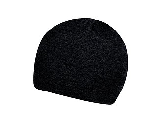 DAMON Tenká zimní čepice bez podšívky, černá - reklamní čepice