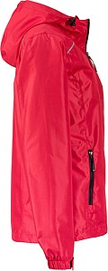 Dámská bunda do deště James & Nicholson RAIN, červená, M