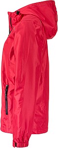 Dámská bunda do deště James & Nicholson RAIN, červená, S