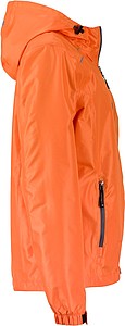 Dámská bunda do deště James & Nicholson RAIN, oranžová, S