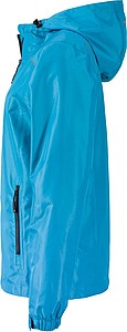 Dámská bunda do deště James & Nicholson RAIN, tyrkysová, S