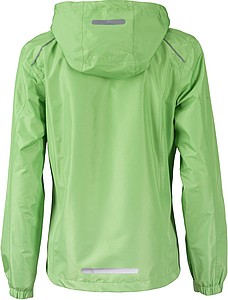 Dámská bunda do deště James & Nicholson RAIN, zelená, S