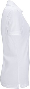 Dámská elastická polokošile James Nicholson, bílá, S