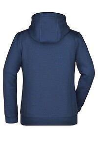 Dámská mikina James & Nicholson Doubleface, námořní modrá/modrá, velikost S