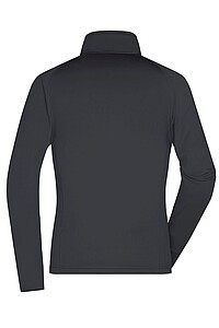 Dámská mikina James & Nicholson Stretchfleece, černá, velikost S