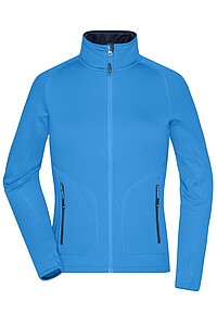 Dámská mikina James & Nicholson Stretchfleece, kobaltová modrá, velikost S