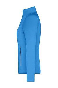 Dámská mikina James & Nicholson Stretchfleece, kobaltová modrá, velikost S