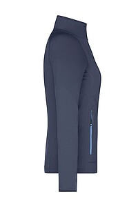 Dámská mikina James & Nicholson Stretchfleece, námořná modrá, velikost L