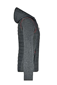 Dámská mikina JAMES & NICHOLSON, tmavě šedý melír/antracitová, velikost S