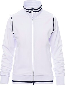 Dámská mikina PAYPER DERBY LADY, bílá/námořní modrá, velikost S - mikina s vlastním potiskem