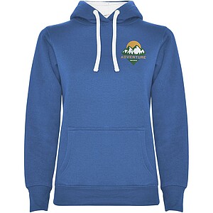 Dámská mikina ROLY URBAN, královská modrá s bílými doplňky, S