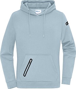 Dámská mikina s kapucí DAIBER INTERLOCK, jemně modrá, XS