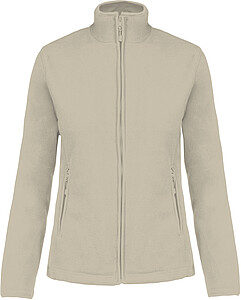 Dámská mikrofleecová mikina Kariban fleece jacket women, béžová, vel. M
