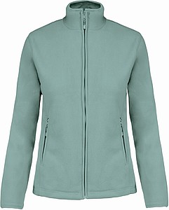 Dámská mikrofleecová mikina Kariban fleece jacket women, šedozelená, vel. 3XL - mikina s vlastním potiskem