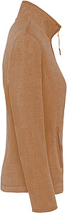 Dámská mikrofleecová mikina Kariban fleece jacket women, sv. hnědá, vel. S