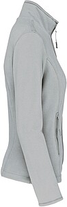 Dámská mikrofleecová mikina Kariban fleece jacket women, sv. šedá, vel. S