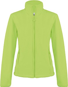 Dámská mikrofleecová mikina Kariban fleece jacket women, světle zelená, vel. L