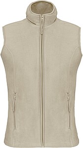 Dámská mikrofleecová vesta Kariban fleece vest women, béžová, vel. S